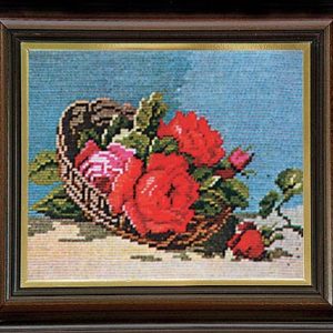 Гоблен Рози в панер, Roses in a Basket Gobelin Tapestry