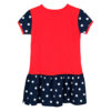 Детска рокля “Мини Маус”, Синя и червена, с точки