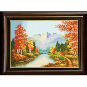 Гоблен Есен в Алпите, Autumn in the Alps Tapestry