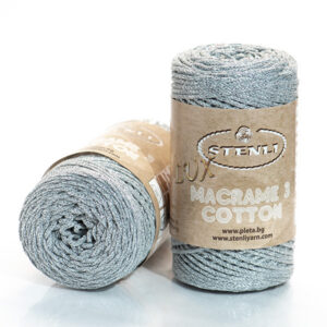 Прежда Стенли Макраме Котон Лукс 3 мм, Stenli Macrame Cotton Lux 3 mm